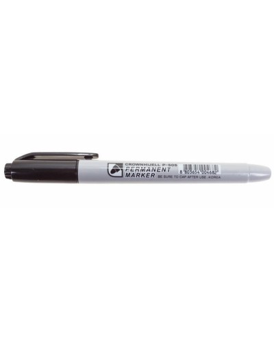 Маркер перманентный Crown «Multi Marker Slim» 2 мм, черный, пулевидный (08-8201): Ручка для маркировки в Ессентуках