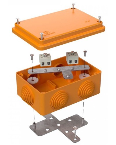 Коробка огнестойкая 120х80х50 (40-0340-FR2.5-4). Коробка огнестойкая для открытой установки. Промрукав в Ессентуках