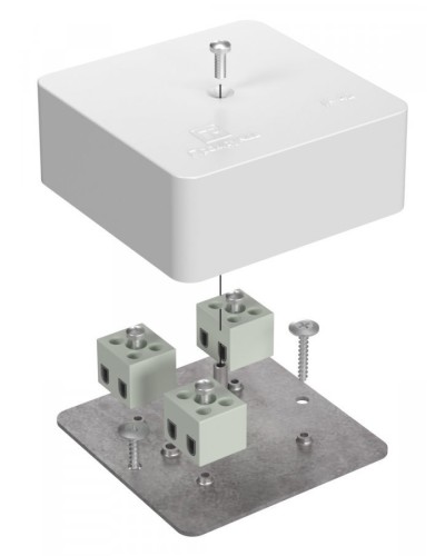 Коробка огнестойкая 75х75х30 (40-0450-FR1.5-6). Коробка огнестойкая для открытой установки. Промрукав в Ессентуках