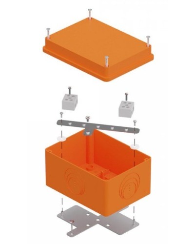 Коробка огнестойкая 150х110х90 E15-E120 для о/п (40-0351-FR10.0-4). Коробка огнестойкая для открытой установки. Промрукав в Ессентуках