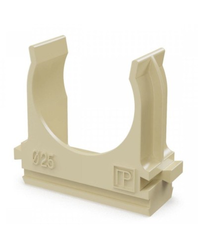 Крепёж-клипса для труб АБС-пластик сосна D25 (100 шт) (PR13.0050). Крепление для труб ПВХ. Промрукав в Ессентуках