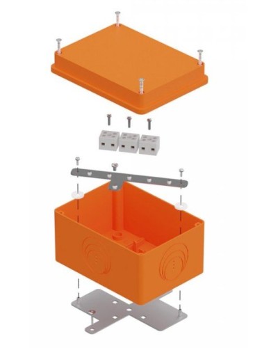 Коробка огнестойкая 150х110х90 E15-E120 для о/п (40-0351-FR6.0-6). Коробка огнестойкая для открытой установки. Промрукав в Ессентуках