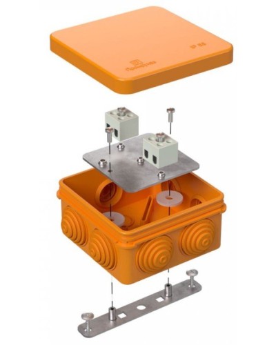 Коробка огнестойкая 80х80х40 (40-0210-FR2.5-4). Коробка огнестойкая для открытой установки. Промрукав в Ессентуках