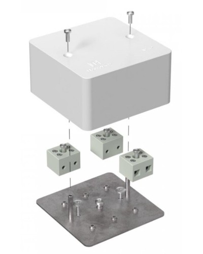 Коробка огнестойкая 103х103х45 (40-0470-FR2.5-6). Коробка огнестойкая для открытой установки. Промрукав в Ессентуках