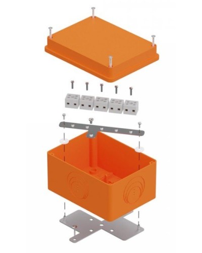 Коробка огнестойкая 150х110х90 E15-E120 для о/п (40-0351-FR2.5-10). Коробка огнестойкая для открытой установки. Промрукав в Ессентуках