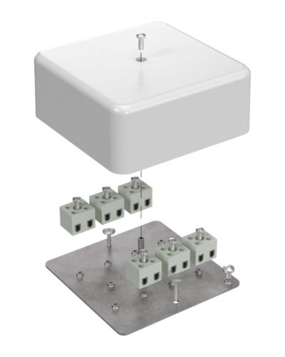 Коробка огнестойкая 103х103х45 (латунь) (40-0470-FR2.5-12-Е60). Коробка огнестойкая для открытой установки. Промрукав в Ессентуках