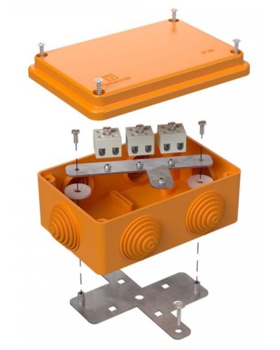 Коробка огнестойкая 120х80х50 (40-0340-FR2.5-6). Коробка огнестойкая для открытой установки. Промрукав в Ессентуках