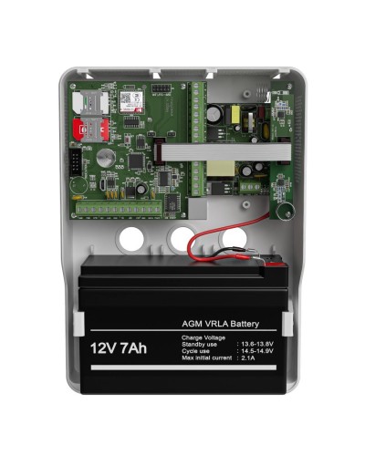 Mega v.5 LTE в корпусе (под АКБ 1,2-7 Ач с БРП 12V 2,5А). Панель охранная радиоканальная. Ритм в Ессентуках