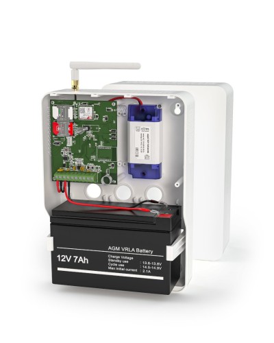 Контакт GSM-14А v.3 (в корпусе под АКБ 1,2-7 Ач с БРП 12V 1А). Панель охранная радиоканальная. Ритм в Ессентуках