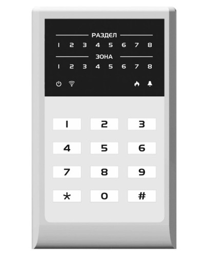 МИРАЖ-КД-04 (grey). Кнопочная кодовая панель. Стелс НПП в Ессентуках