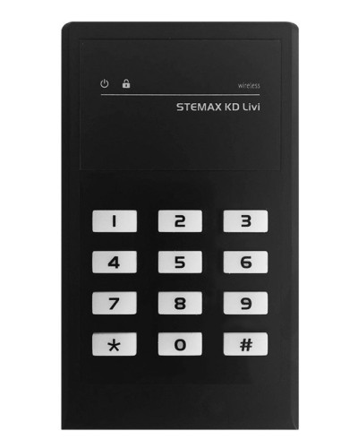 STEMAX KD Livi (черный). Беспроводная кнопочная кодовая панель. Стелс НПП в Ессентуках