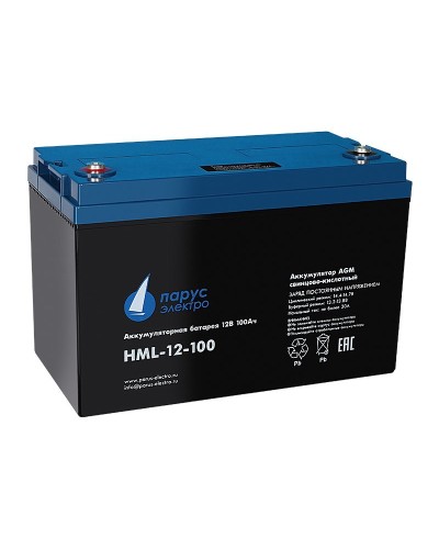 HML-12-100. Аккумулятор герметичный свинцово-кислотный. Связь инжиниринг в Ессентуках